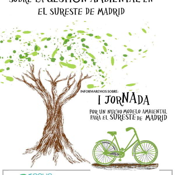 Charla-Debate sobre la gestión ambiental en el Sureste de Madrid. Jueves 1 de octubre a las 19h