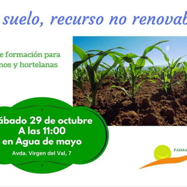 Taller Suelos, un recurso no renovable