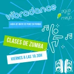 cartel actividad vibradance clases de zumba