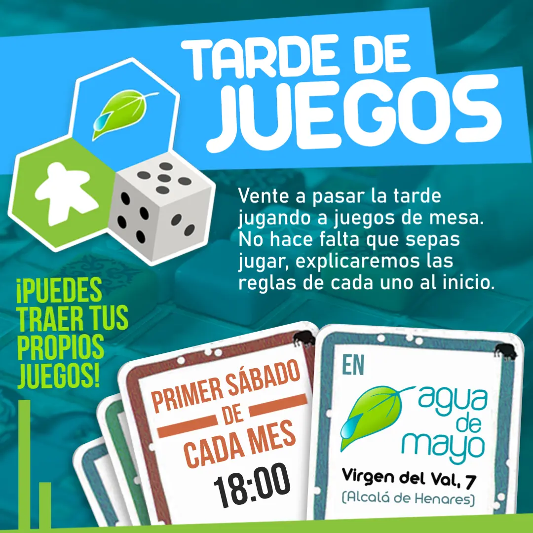Cartel Tarde de Juegos