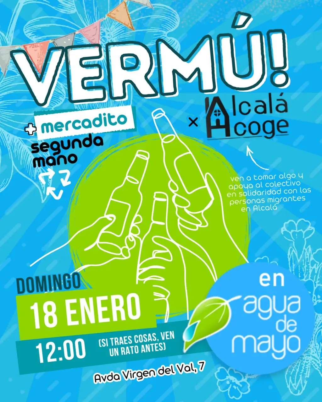 vermu y mercadillo solidario