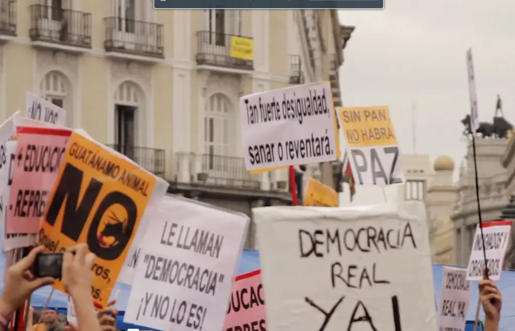 15M pancartas reivindicativas y de protesta