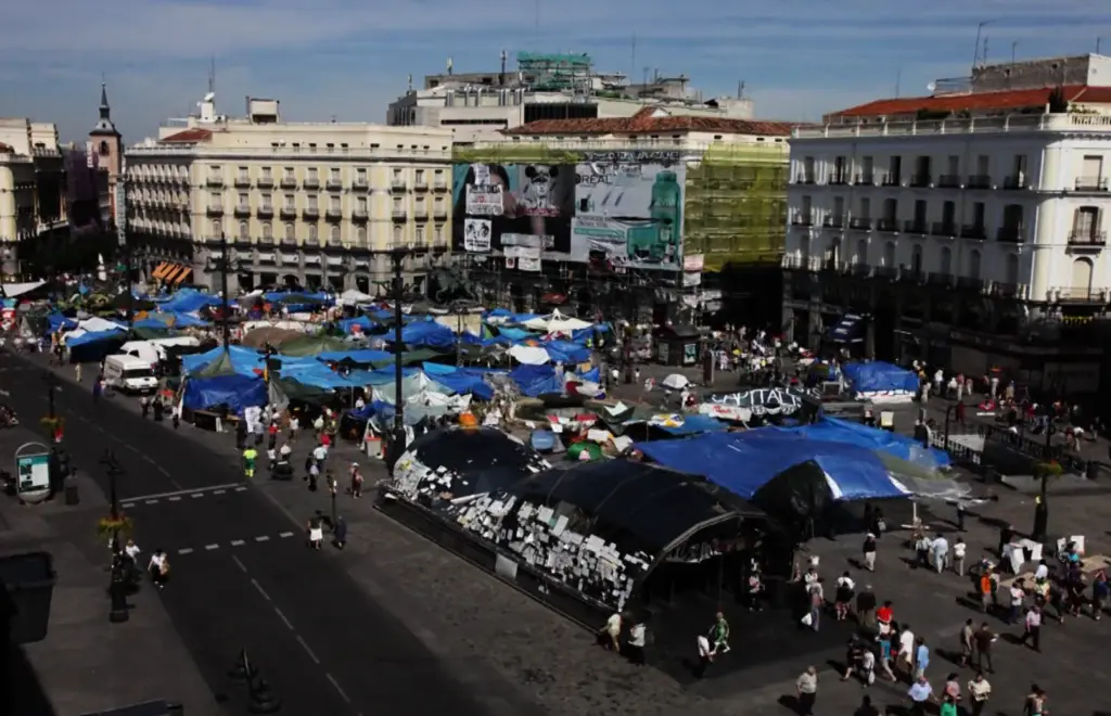 15M en la puerta del sol